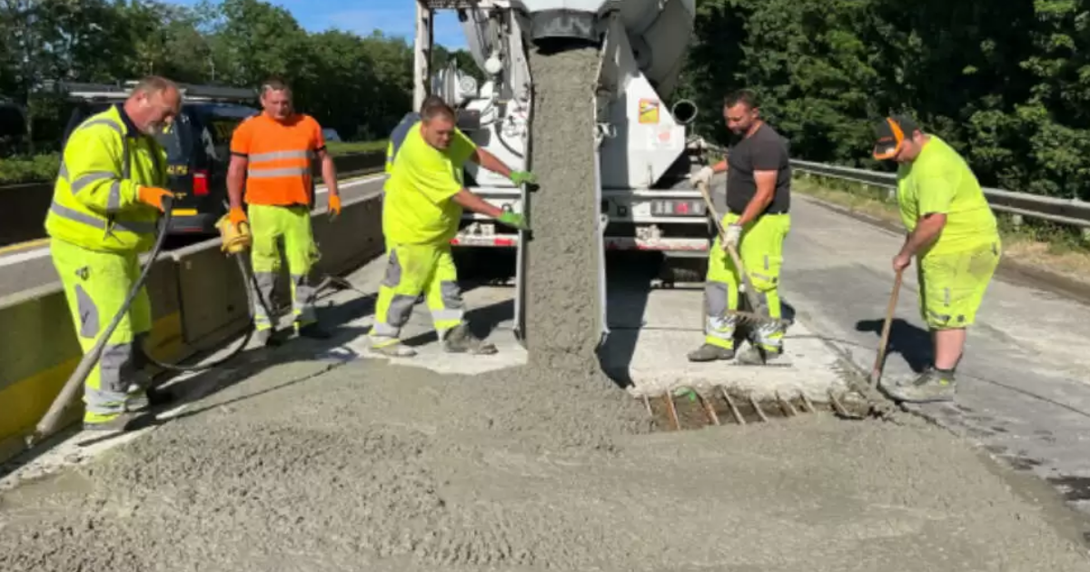 Chantier N25 renouvellement de plus de 60 dalles en béton armé — free download